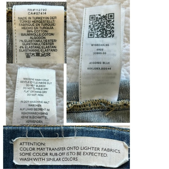 True Religion Runway Legging in Jegging Blue Size Medium - Picture 5 of 15